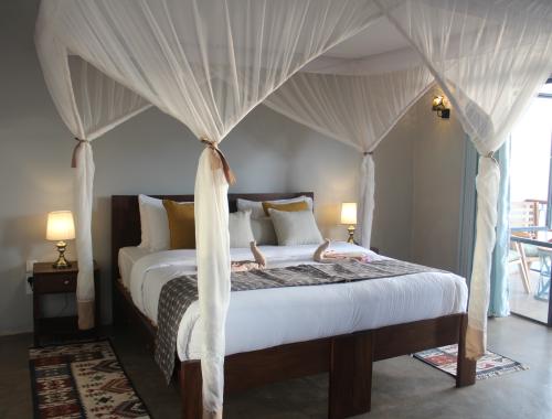 One of the accommodation on safari