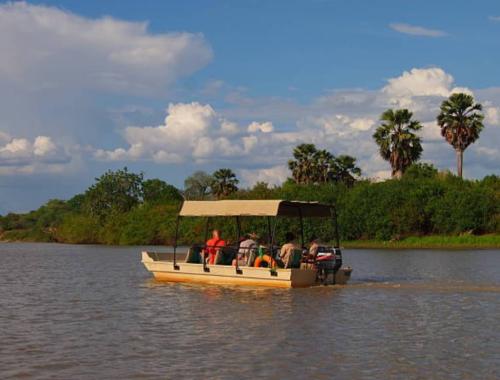 Boat Safari on Rufiji River