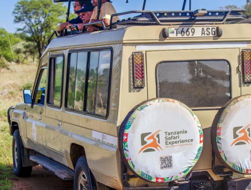 Tanzania Safari Specialist Guide with Travellers at Serengeti National Park