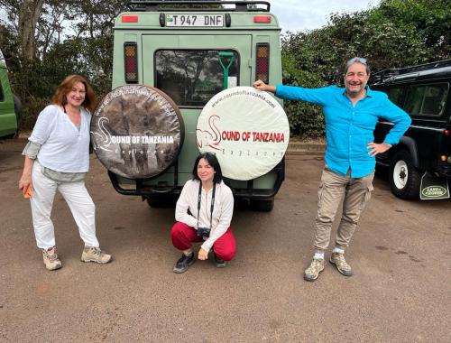 Our Happy clients at Ngorongoro Crater
