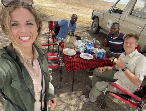 lunch in the bush 