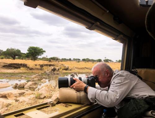 Taking photos of the Great Migration of Wildebeest 